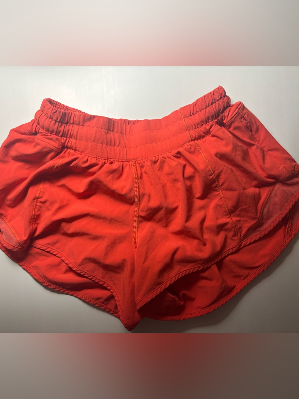 lululemon athletica Women's Orange Running Shorts